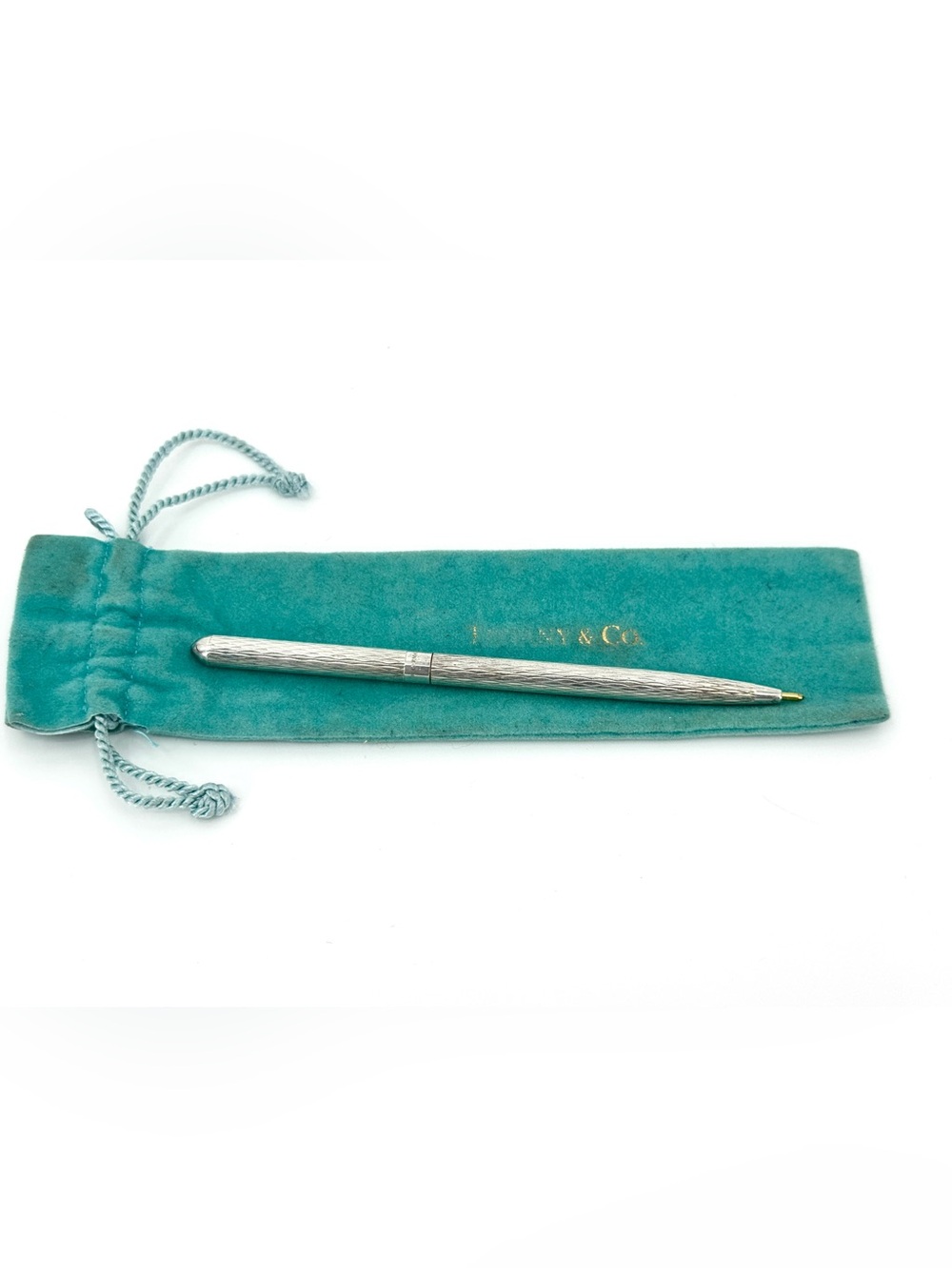 Vintage Authentic Tiffany & Co. ballpoint purse pen sterling silver
